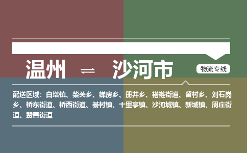 溫州到沙河市物流專(zhuān)線(xiàn)