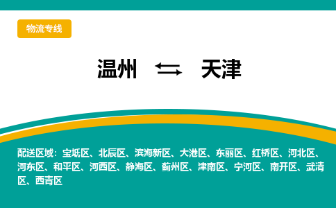 溫州到天津河?xùn)|區(qū)物流專線