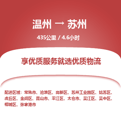 溫州到蘇州吳中區(qū)物流專(zhuān)線(xiàn)