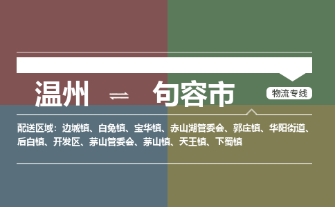 溫州到句容市物流專(zhuān)線