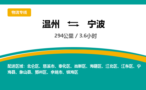 溫州到寧波鄞州區(qū)物流專線