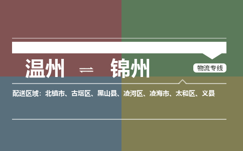 溫州到錦州古塔區(qū)物流專線