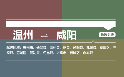 溫州到咸陽(yáng)物流專(zhuān)線