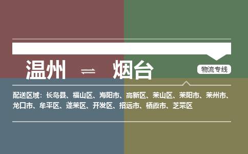 溫州到煙臺開發(fā)區(qū)物流專線