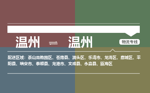 溫州到溫州茶山高教園區(qū)物流專(zhuān)線